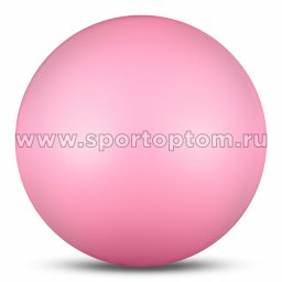 Мяч для художественной гимнастики INDIGO металлик 300 г IN315 15 см Розовый