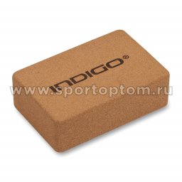 Блок для йоги (набор 2шт) INDIGO пробка IN398 22,8*15,2*7,1 см Коричневый НоменклатураПрисоединенныеФайлы