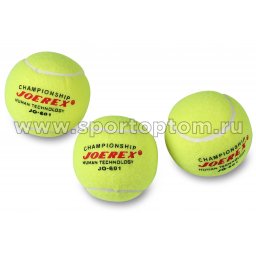 Мяч для большого тенниса JOEREX (3 шт в тубе) тренировочный JO601 (1)