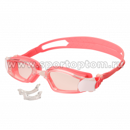 Очки для плавания INDIGO SHRIMP сменная переносица IN363 Розовый