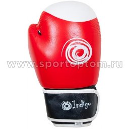 Перчатки бокс INDIGO натуральная кожа PS-789