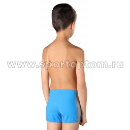Плавки-шорты детские со вставками SHEPA 015 Сине-серый (2)