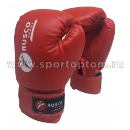   Перчатки боксёрские RUSCO SPORT и/к  RS-16 10 унций Красный