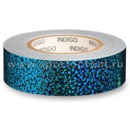 Обмотка для обруча на подкладке INDIGO CRYSTAL IN139 20мм*14м Голубой