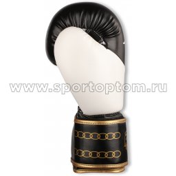 Перчатки боксёрские RSC PU BF BX 012 Бело-черный (2)