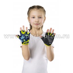 Велоперчатки детские IN325 Сине-желтый 1