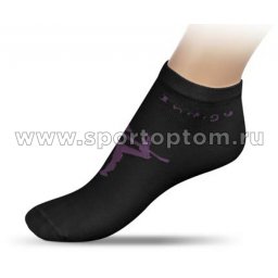 Носки для художественной гимнастики с рисунком INDIGO А14-01 14-16 (24-26) Черный