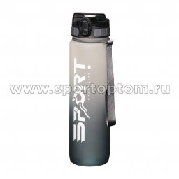 Бутылка для воды  DB-1455 1000 мл Черно-серый