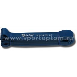 Эспандер латексная петля сопротивления Кроссфит INDIGO 601 HKRBB 208*3,2см Синий