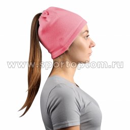шапочка флисовая ANET розовая 2