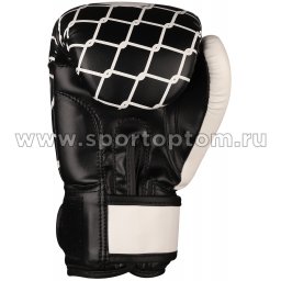 Перчатки боксёрские RSC MATURE PU DX SB-16-1601 Черно-бело-красный (3)