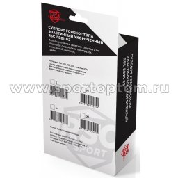 Суппорт голеностопа эластичный укороченный RSC ЛВ21-02 Черно-красный (4)