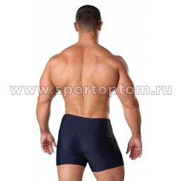 Плавки-шорты мужские с карманом, со вставками 3037 Темно-синий (2)