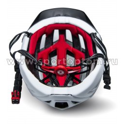 шлем велосипедный IN371 бело-черный 5