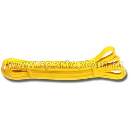 Эспандер латексная петля сопротивления Кроссфит INDIGO 601 HKRBB 208*1,3см Желтый