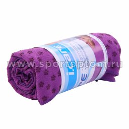Коврик для йоги и фитнеса I.CARE полотенце 30831 JBX Фиолетовый (2)