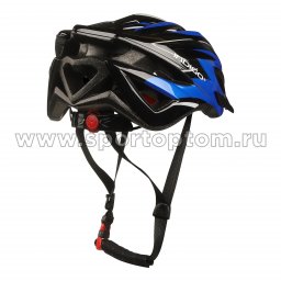 шлем велосипедный IN331 черно-синий 2