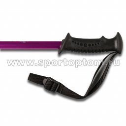 Палки для скандинавской  ходьбы телескопические INDIGO SL-1-2 Фиолетовый пластмассовые ручки (2)
