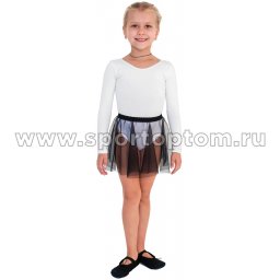 Юбочка гимнастическая сетка INDIGO SM-081 28-30 Черный Юбочка гимнастическая сетка INDIGO SM-081 Черный (1)