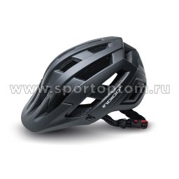 Шлем велосипедный взрослый INDIGO 20 вентиляционных отверстий IN371 55-61см Черный