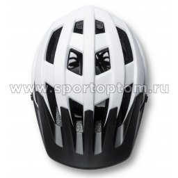 шлем велосипедный IN371 бело-черный 4