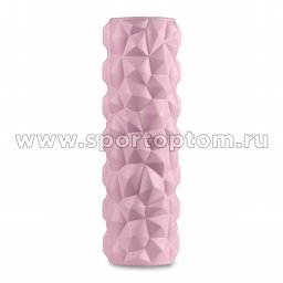 Ролик массажный для йоги INDIGO PVC IN278 Розовый (2)
