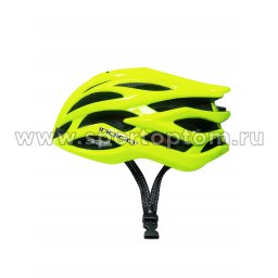 Шлем велосипедный взрослый INDIGO 26 вентиляционных отверстий IN370 55-61см Салатовый
