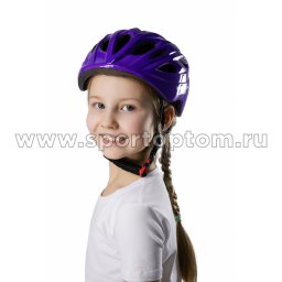 шлем велосипедный IN073 фиолетовый 1