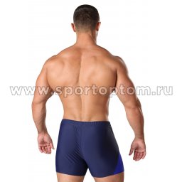 Плавки-шорты мужские со вставками 3041 Темно-синий (2)