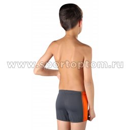 Плавки-шорты детские со вставками SHEPA 015 Серо-оранжевый (2)