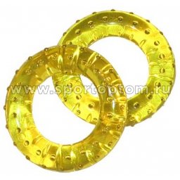 Эспандер кистевой кольцо массажное IRON MASTER 97023 IR 7 см Желтый