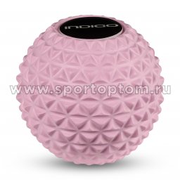 Мячик массажный для йоги INDIGO IN276 8,5 см Розовый
