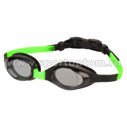 Очки для плавания детские INDIGO TRITON IN362 Черно-зеленый