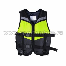 Жилет страховочный Посейдон до 70 кг SM-438 М(40-44) Черно-лимонный Жилет страховочный Посейдон SM-438 черно-лимонный 2