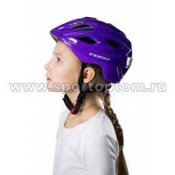 шлем велосипедный IN073 фиолетовый 2
