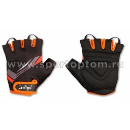 Перчатки велосипедные мужские INDIGO  SB-01-8206 Черно-оранжевый