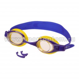 Очки для плавания INDIGO RACER G2786 Желто-фиолетовый