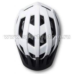 шлем велосипедный IN371 бело-черный 3