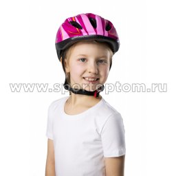 шлем велосипедный IN318 розовый 1