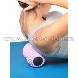Модель Мячик массажный двойной для йоги INDIGO IN269 Сиреневый (2)