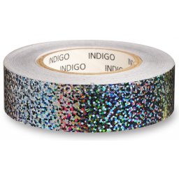 Обмотка для обруча на подкладке INDIGO CRYSTAL IN139 20мм*14м Серебро