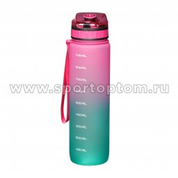 бутылка для воды DB-1455 бирюзово-розовый 2