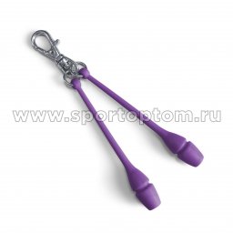 Сувенир брелок булавы для художественной гимнастики INDIGO SM-391 8 см Фиолетовый