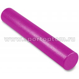 Ролик массажный для йоги INDIGO Foam roll (Валик для спины) IN023 90*15 см Цикламеновый
