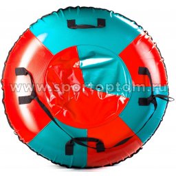 Санки Ватрушка Мега (армированный тент 600 ), SM-245, , 105 см гол-красный