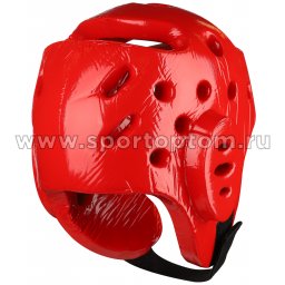 Шлем таэквондо литой F081A Красный (2)
