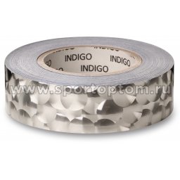 Обмотка для обруча на подкладке INDIGO 3D BUBBLE IN155 20мм*14м Серебро